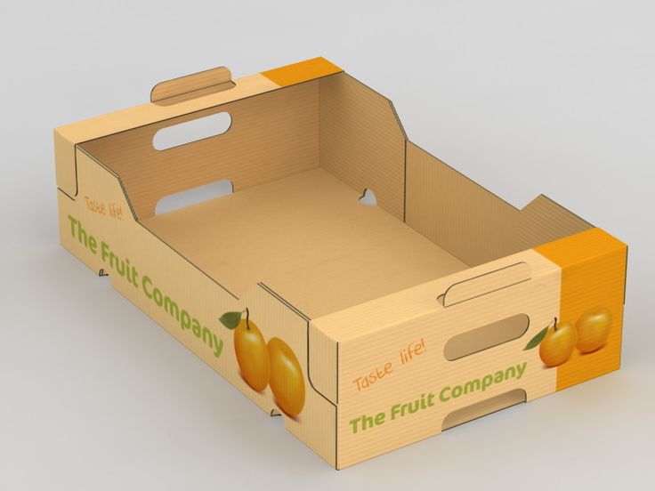 جعبه کارتنی میوه با چاپ رنگی