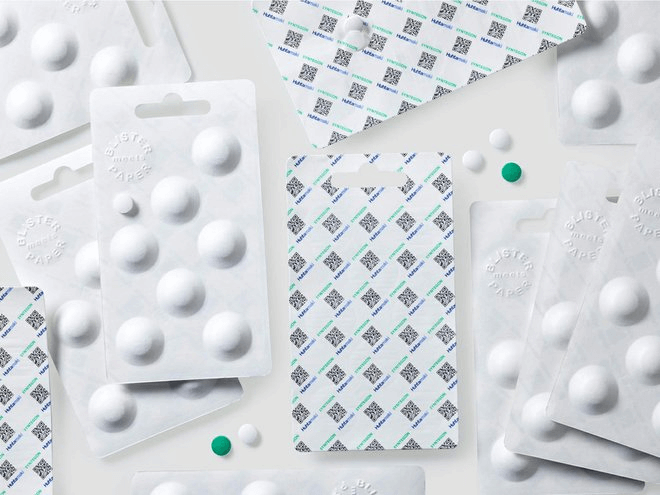بلیستر کاغذی دارو سازگار با محیط زیست - کاغذهای Push Tab